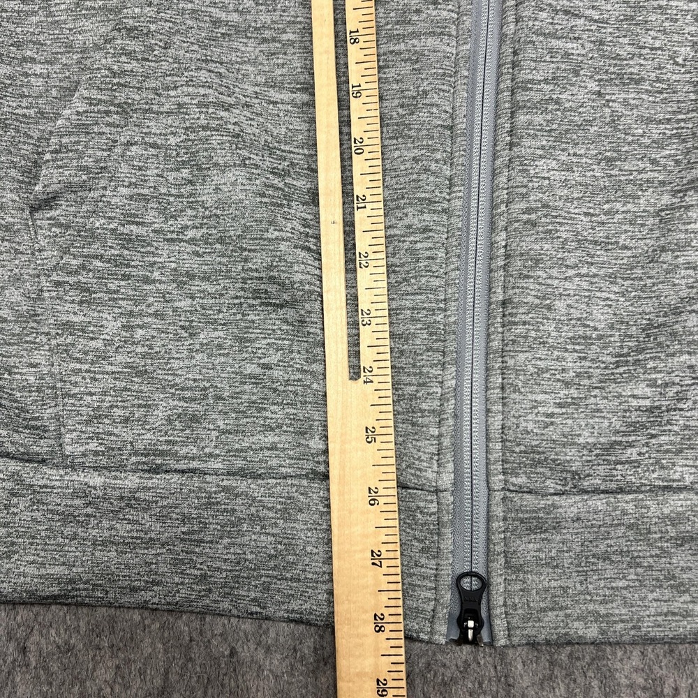 Nike Jacket Mens XL Gray Full Zip Fleece Sleeve Pocket Training ThermaFIT Casual - Picture 9 of 16